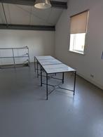 3 stijlvolle tafels met marmeren blad – 80 x 80 cm, Gebruikt, 50 tot 100 cm, 50 tot 75 cm, Vierkant