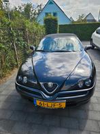 Alfa Romeo Spider 2001 Zwart metallic, Auto's, Voorwielaandrijving, 1970 cc, Cabriolet, Spider