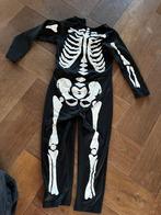 Carnaval onesie skelet 110 116, Ophalen of Verzenden, Zo goed als nieuw, 110 t/m 116, Jongen of Meisje