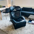 Cassina - Wink - Fauteuil - Leer - Zwart, Gebruikt, Verzenden, Zwart, Leer
