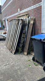 Gratis schuttinghout palen en platen, Tuin en Terras, Schuttingen, Ophalen of Verzenden, Zo goed als nieuw, 6 meter of meer
