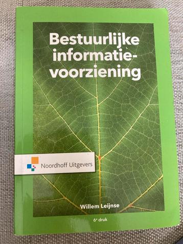 Bestuurlijke informatie-voorziening - Willem Leijnse beschikbaar voor biedingen