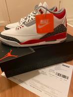 Nike Air Jordan III 3 Retro Fire Red EU 46 US 12 DS 2022, Verzenden, Wit, Nieuw, Sneakers of Gympen