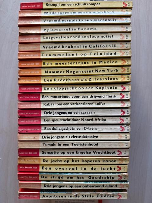 Bob Evers serie 1 t/m 23 + 26, Boeken, Avontuur en Actie, Gelezen, Ophalen of Verzenden
