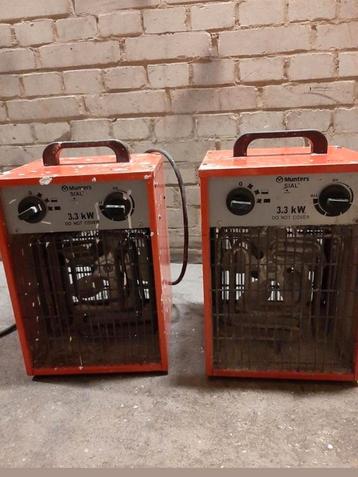 Te koop, 2×Bouw ventilator. beschikbaar voor biedingen