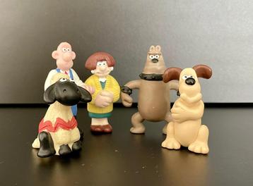 5 Wallace & Cromit animatie miniaturen beschikbaar voor biedingen
