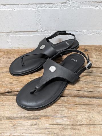 Hugo Boss - Prachtige leren sandalen maat 38 - Nieuw €180 beschikbaar voor biedingen