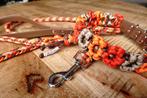 Honden halsband + bijbehorende riem, Ophalen of Verzenden, Handgemaakt, Nieuw
