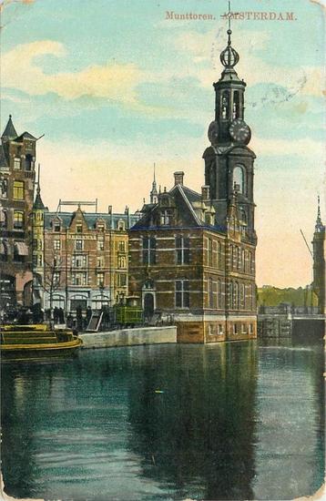 (378-295-053) Amsterdam Munttoren beschikbaar voor biedingen