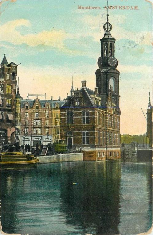 (378-295-053) Amsterdam Munttoren, Verzamelen, Ansichtkaarten | Nederland, Noord-Holland, Verzenden