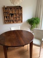 Eettafel, Huis en Inrichting, Tafels | Eettafels, Ophalen, Rond, Zo goed als nieuw, Kersenhout