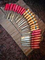 Nooitgedagt E.A.Berg beitels en gutsen, Antiek en Kunst, Antiek | Gereedschap en Instrumenten, Ophalen of Verzenden