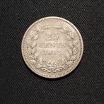 25 cent 1892, Postzegels en Munten, Munten | Nederland, Verzenden, Zilver, 25 cent, Koningin Wilhelmina