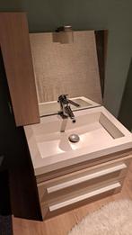 Bruynzeel wastafelmeubel met 2 lades, spiegel & verlichting, Huis en Inrichting, Badkamer | Badkamermeubels, Ophalen, 25 tot 50 cm