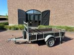 Stevige aanhanger 250 x 130 – Incl. steunpoot & reservewiel, Ophalen, Zo goed als nieuw