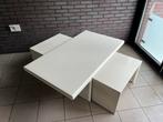 Leolux salontafel set., Huis en Inrichting, Tafels | Salontafels, Ophalen, Gebruikt, 100 tot 150 cm, Minder dan 50 cm