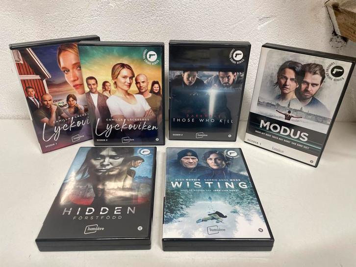 DVD Boxset Lumière Crime Series - Diverse Genres, Cd's en Dvd's, Dvd's | Tv en Series, Zo goed als nieuw, Thriller, Boxset, Vanaf 16 jaar