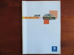 Peugeot 206 (aug. 2002) met bijlage Prijzen / Specificaties, Ophalen of Verzenden, Nieuw, Peugeot