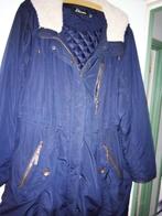 Donker blauwe winterjas maat 54/56, Kleding | Dames, Grote Maten, Ophalen of Verzenden, Gedragen, Blauw, Jas of Mantel