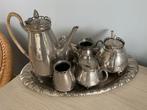 Compleet Tinnen Thee Servies, Antiek en Kunst, Ophalen of Verzenden