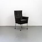 6x Montis Chaplin Stoel Donkerbruin Leer - Chroom/Dop, Huis en Inrichting, Stoelen, Niet ingevuld, Bruin, Niet ingevuld, Ophalen of Verzenden