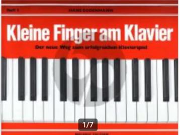 Kleine finger am klavier vol.1 - Piano lesboek voor kinderen beschikbaar voor biedingen