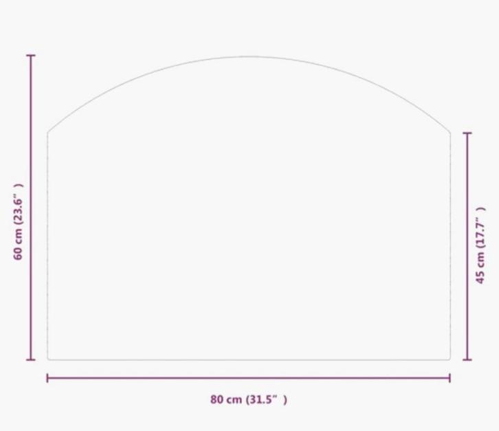 Glasplaat openhaard, Huis en Inrichting, Haarden, Zo goed als nieuw, Houthaard, Ophalen of Verzenden