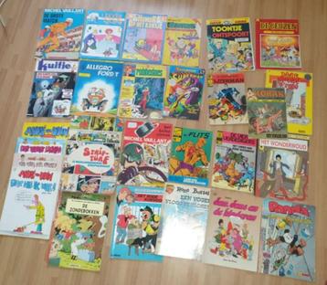 Diverse strip boeken & leesboeken & pocketboeken & romans beschikbaar voor biedingen