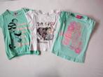 3x t-shirt meisje 92/ 98, Meisje, Gebruikt, Ophalen of Verzenden, Shirt of Longsleeve