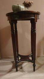Antiek mahoniehouten  ronde bijzettafel, Verzenden