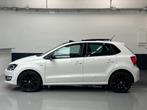 Volkswagen Polo 1.2 TSI Highline Automaat/Pano/105pk/Carplay, 1126 kg, Zwart, 4 cilinders, Leder en Stof