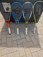 Te koop   4  squash rackets, Gebruikt, Ophalen of Verzenden
