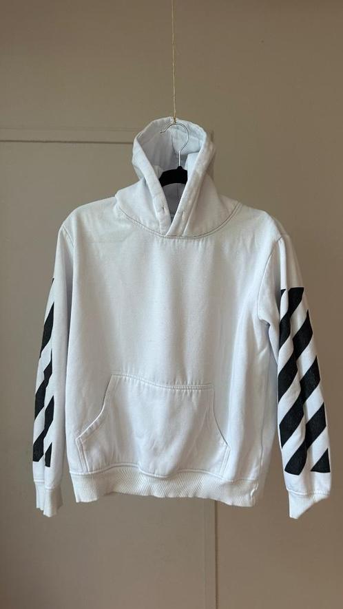 Off-White Hoodie – Diagonal Stripe White, Kinderen en Baby's, Kinderkleding | Kinder-kledingpakketten, Gebruikt, Ophalen of Verzenden