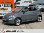 FIAT 500c TwinAir Turbo 80pk Lounge cabrio bovag garantie ri, 12 maanden, Stof, Gebruikt, Origineel Nederlands