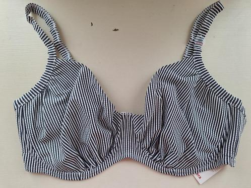 Livera nieuwe blauw wit gestreepte bikini top F-cup 46FG, Kleding | Dames, Badmode en Zwemkleding, Nieuw, Overige typen, Blauw