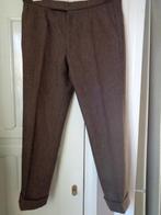 vintage: TWEED broek:mt 48, Ophalen of Verzenden, Zo goed als nieuw, Maat 48/50 (M), Bruin