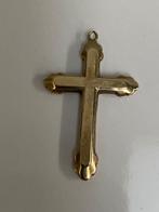 Antiek geel gouden kruis, Verzenden, Goud, Hanger