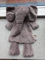 Olifant Elliot merk Difrax  grijs  meet ca 40 cm totaal, Ophalen of Verzenden, Zo goed als nieuw, Olifant
