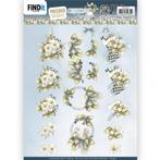 Precious Marieke CD11951 Christmas Blues Blue Star knipvel, Kerst, ., Nieuw, Ophalen of Verzenden