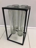 Leuk design vaasje, Ophalen of Verzenden, Zo goed als nieuw, Glas, Minder dan 50 cm