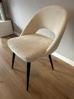 4 mooie degelijke stoelen & ronde eettafel te koop., Huis en Inrichting, Stoelen, Ophalen, Zo goed als nieuw, Stof, Vier