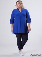 Magna Tuniek Flaremouw Maat 48/50, Kleding | Dames, Blouses en Tunieken, Blauw, Maat 46/48 (XL) of groter, Nieuw, Ophalen of Verzenden