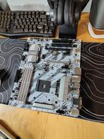 MSI B350 Tomahawk Arctic AM4 Moederbord, Gebruikt, DDR4, AM4, Ophalen of Verzenden