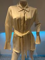 Compagnia italiana blouse met riem maat it 44, Kleding | Dames, Maat 38/40 (M), Beige, Ophalen of Verzenden, Compagnia italiana