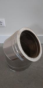 Rvs kagelpijp knie 200/250mm DW, Ophalen, Nieuw, Hout