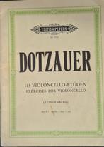 Dotzauer 113 etudes deel 1, Muziek en Instrumenten, Cello, Les of Cursus, Gebruikt, Ophalen of Verzenden