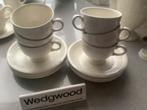4 grote kop en schotels WEDGWOOD EDME, Ophalen of Verzenden, Zo goed als nieuw, Wedgwood, Kop(pen) en/of Schotel(s)