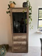 Pronto Kast met Glazendeur, Ophalen, Gebruikt, 50 tot 100 cm, Met lade(s)