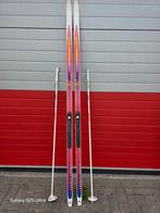 Langlaufski's Fischer + stokken en schoenen1 winter gebruikt, Sport en Fitness, Skiën en Langlaufen, Ophalen, Ski's, Fischer, Langlaufen