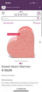 Scentsy Sweet Heart warmer nieuw in de doos, Huis en Inrichting, Nieuw, Minder dan 25 cm, Ophalen of Verzenden